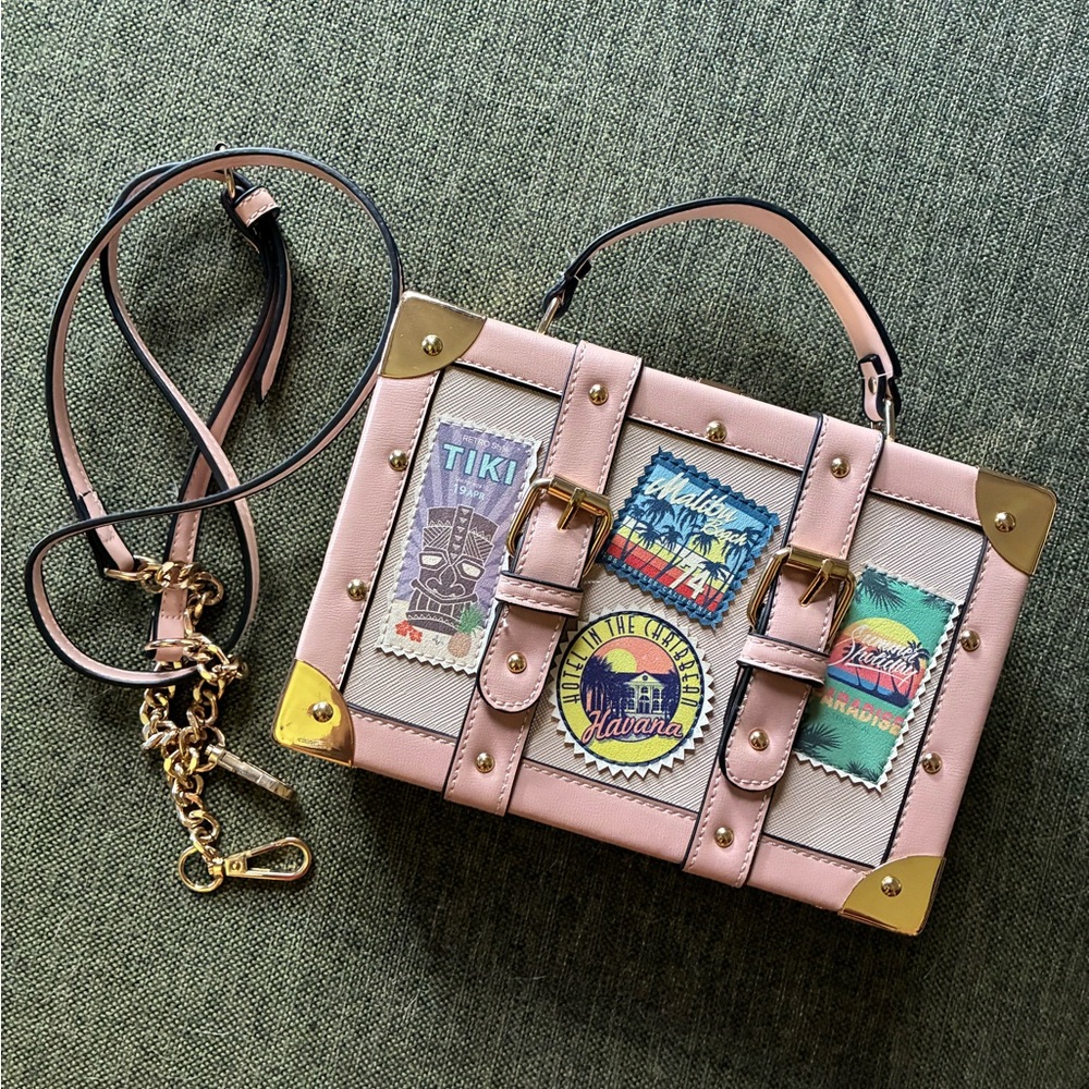 ALDO Suitcase Box Purse/Crossbody Bag